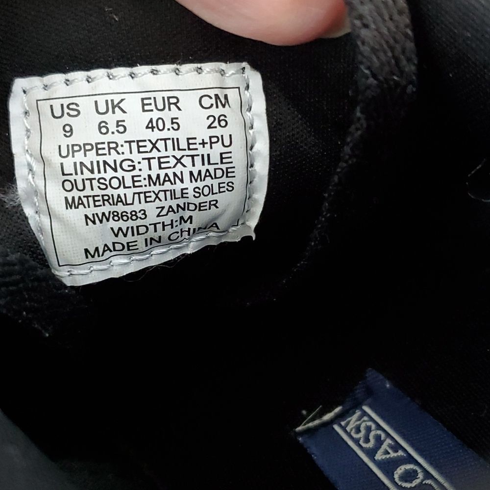 NWOB U.S. Polo Assn. NW8683 Zander Women's Black Sneakers - Size 9M - Picture 6 of 10